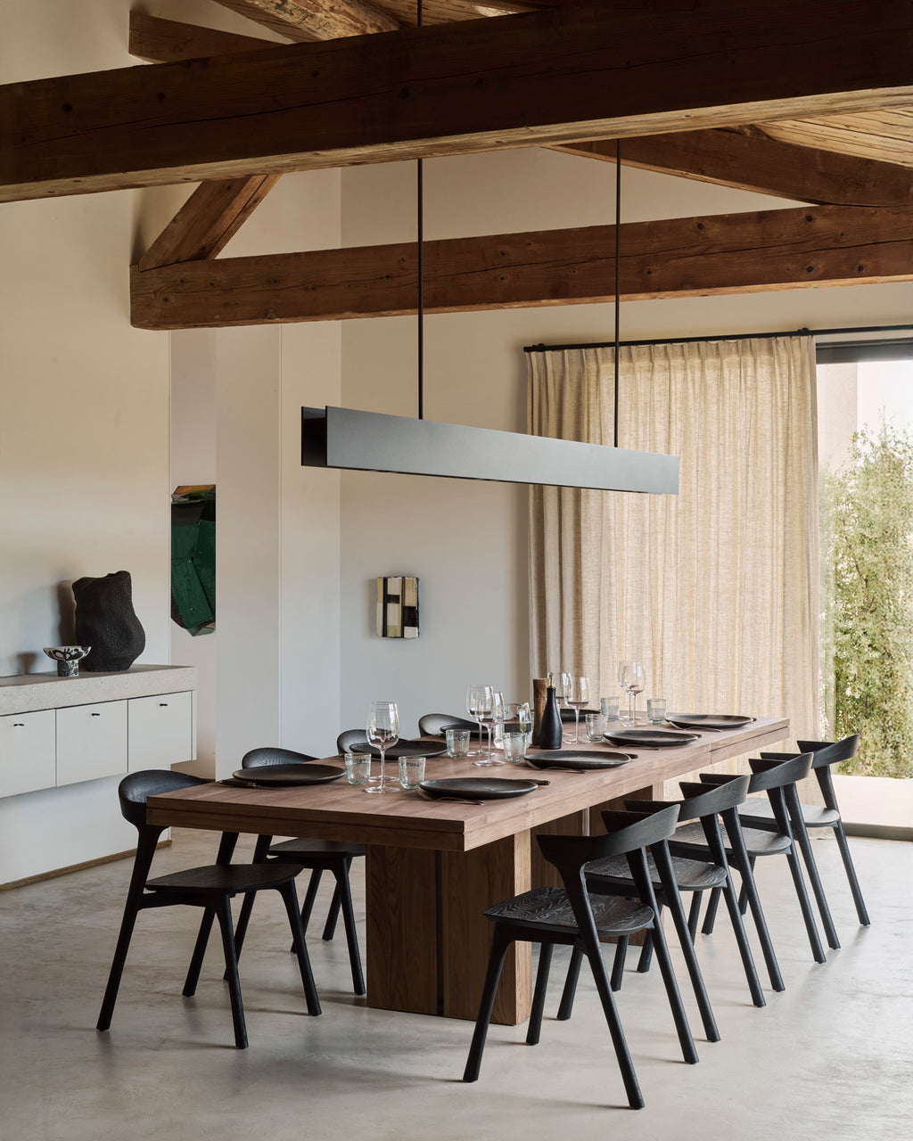 Double Extendable Dining Table | Teak | Rectangular