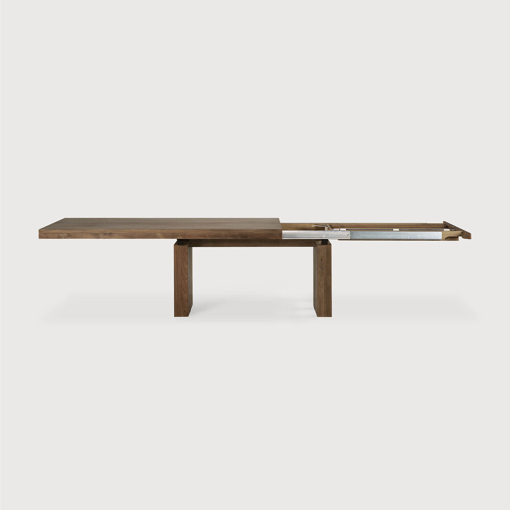 Double Extendable Dining Table | Teak | Rectangular