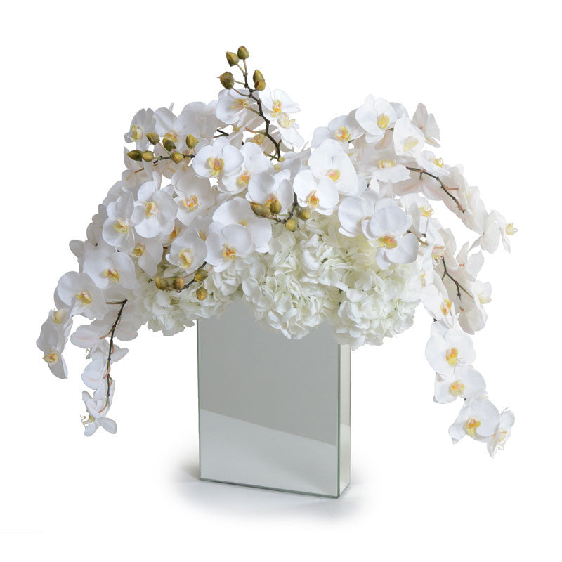 Orchid & Hydrangea Arrangement 34"H
