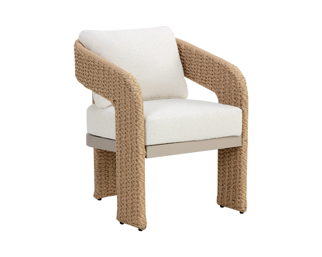 Pylos Dining Armchair - Natural - Louis Cream