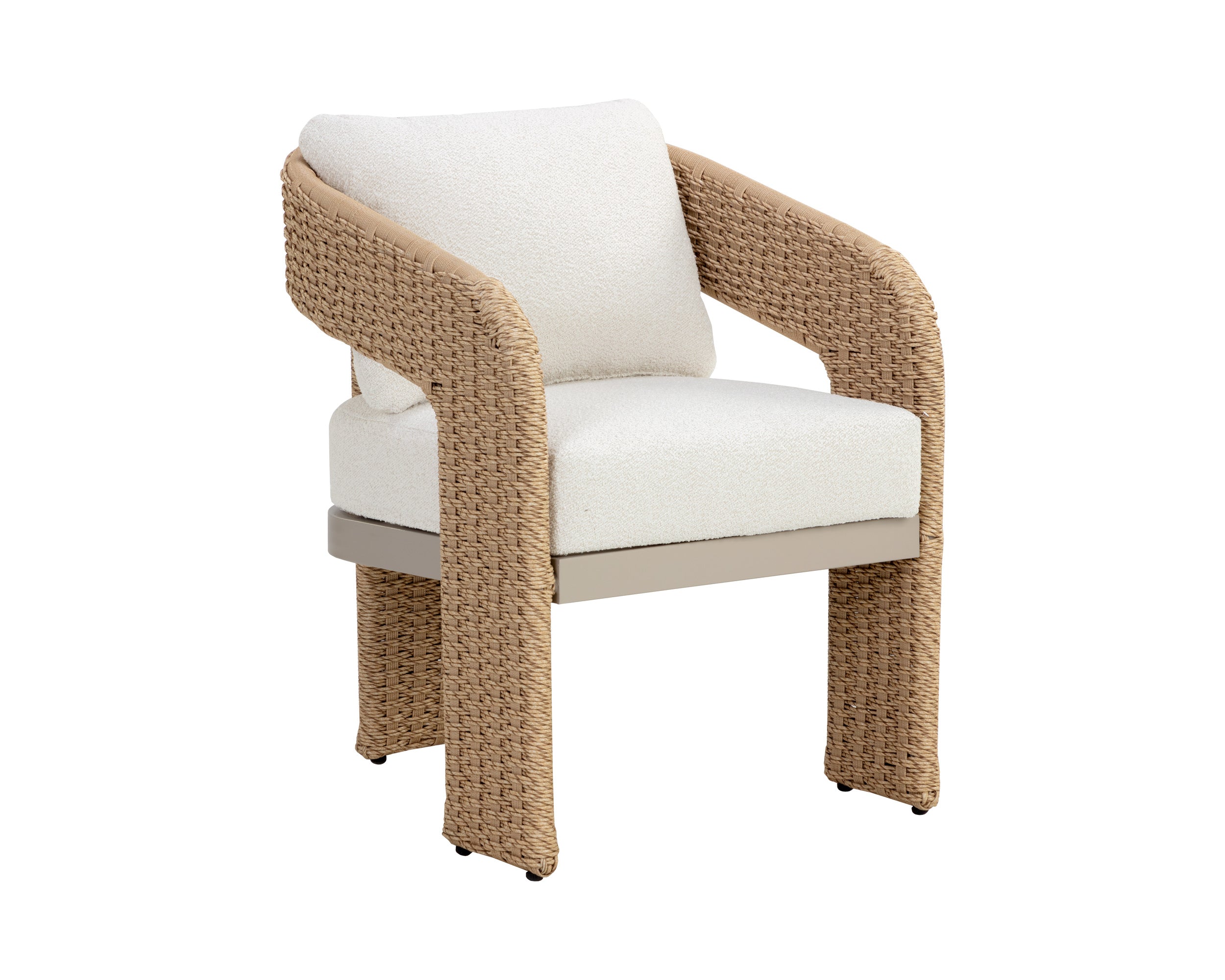 Pylos Dining Armchair - Natural - Louis Cream