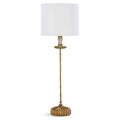 Clove Stem Buffet Table Lamp | Natural Linen Shade