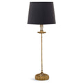 Clove Stem Buffet Table Lamp | Black Shade