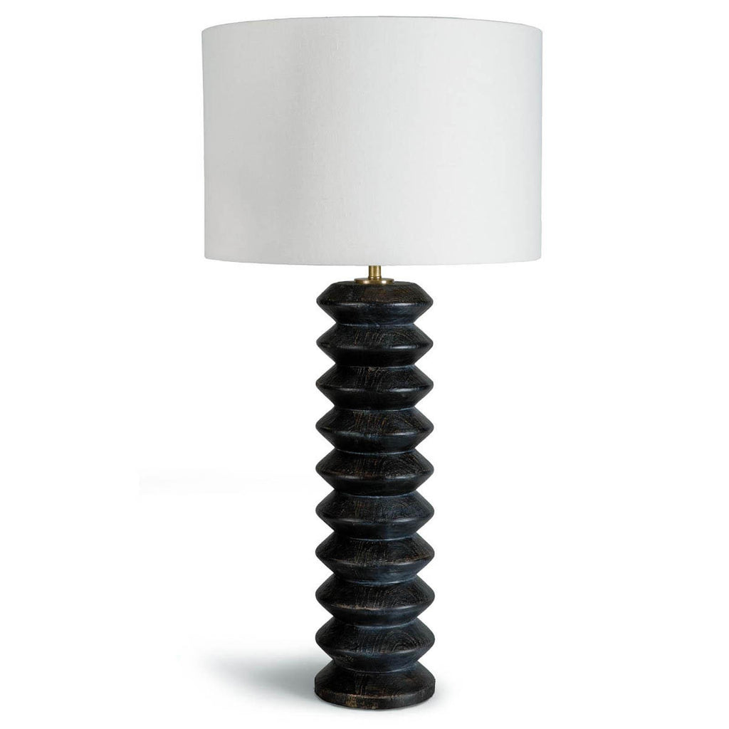 Accordion Table Lamp | Ebony