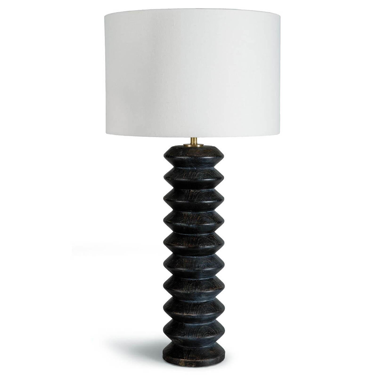 Accordion Table Lamp | Ebony