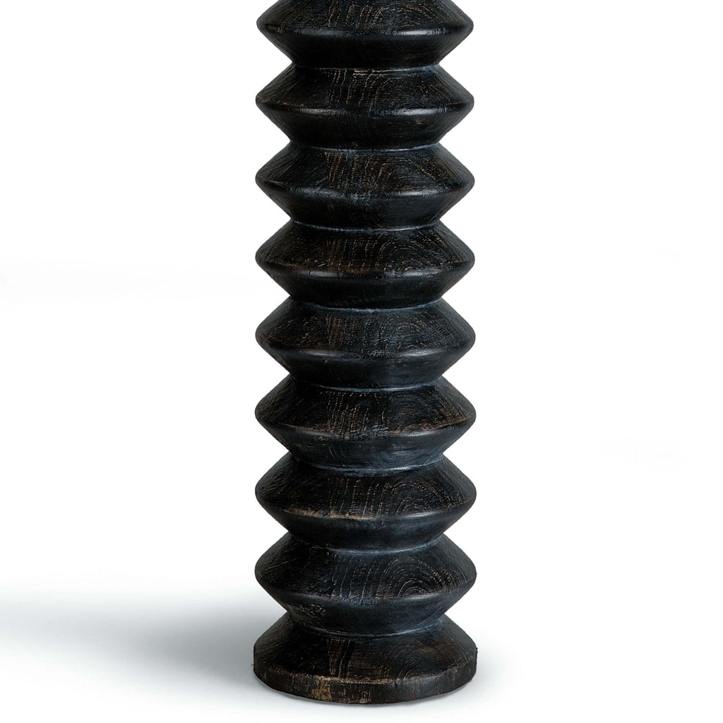 Accordion Table Lamp | Ebony