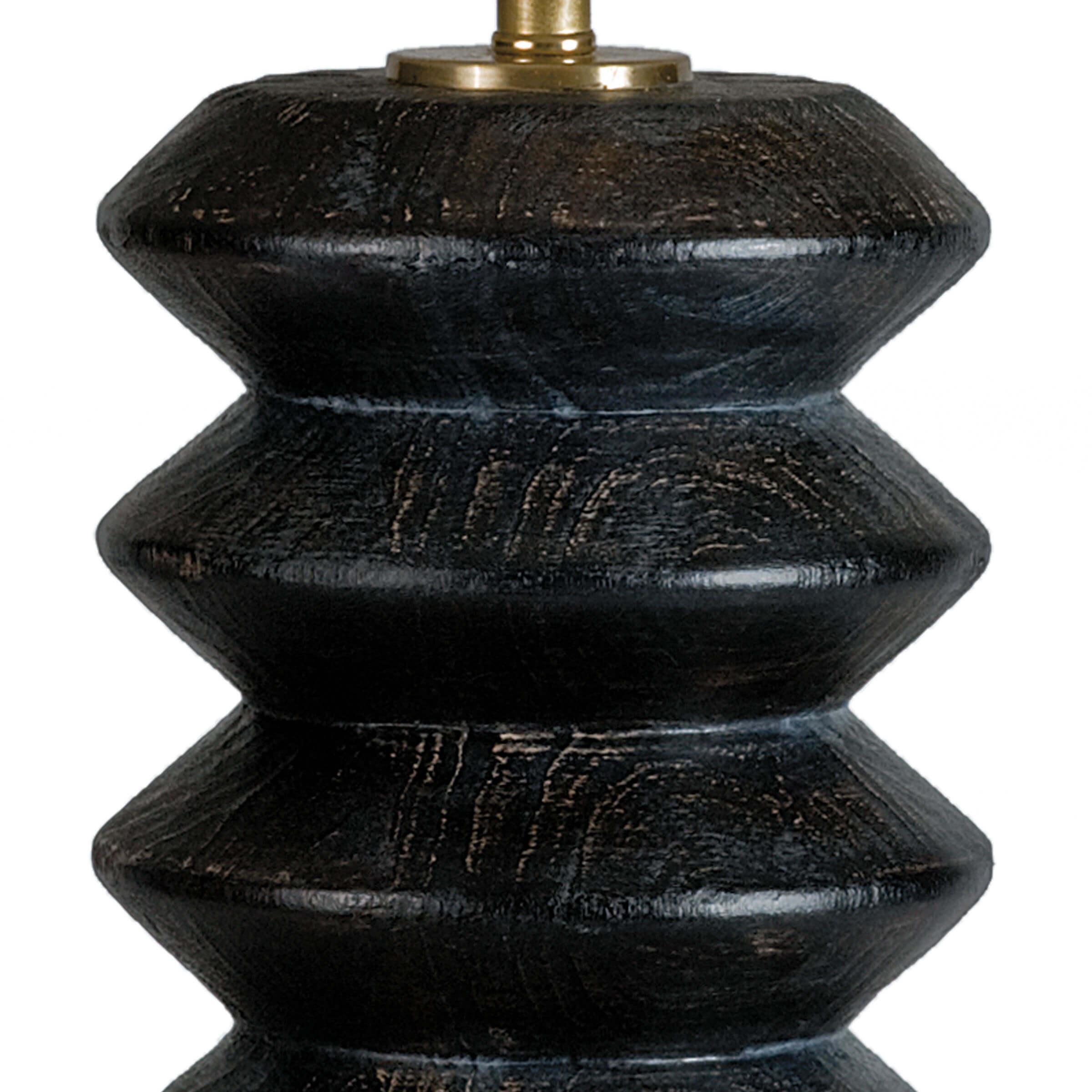 Accordion Table Lamp | Ebony