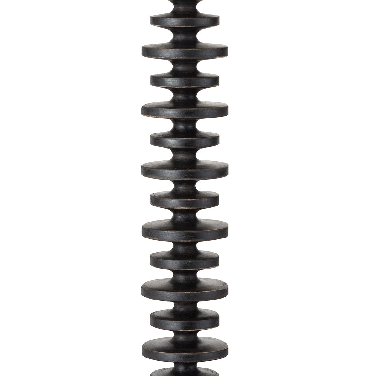 Fishbone Buffet Table Lamp | Ebony