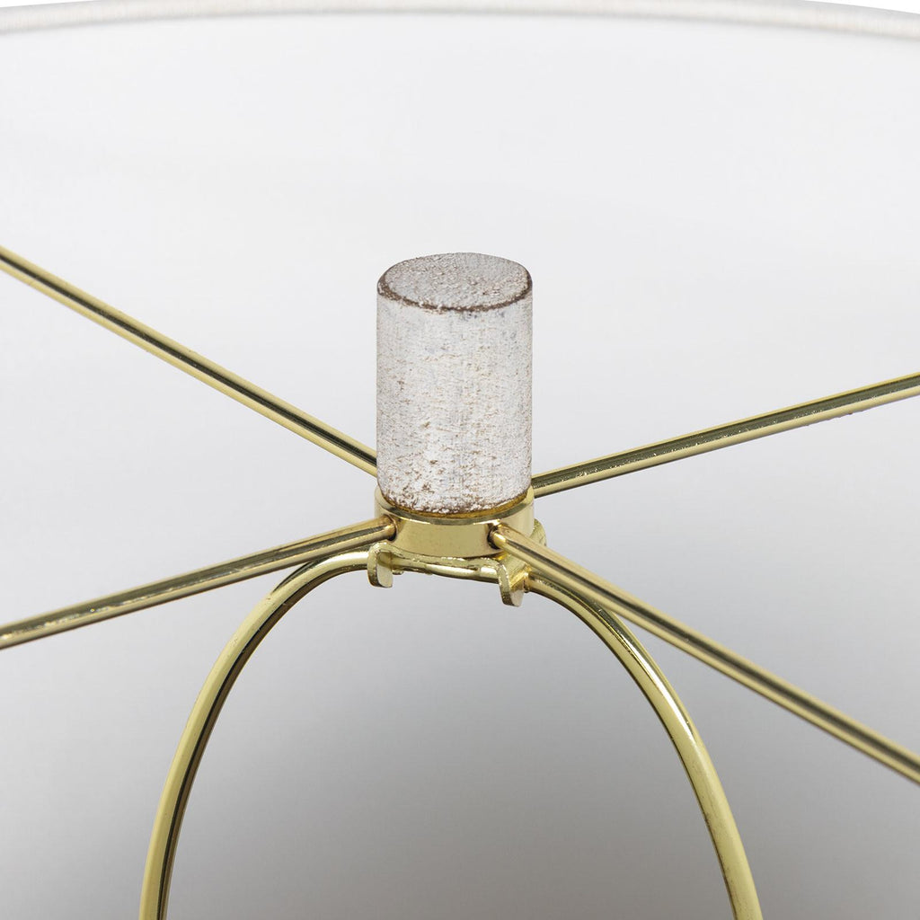 Fishbone Buffet Lamp | White Wash
