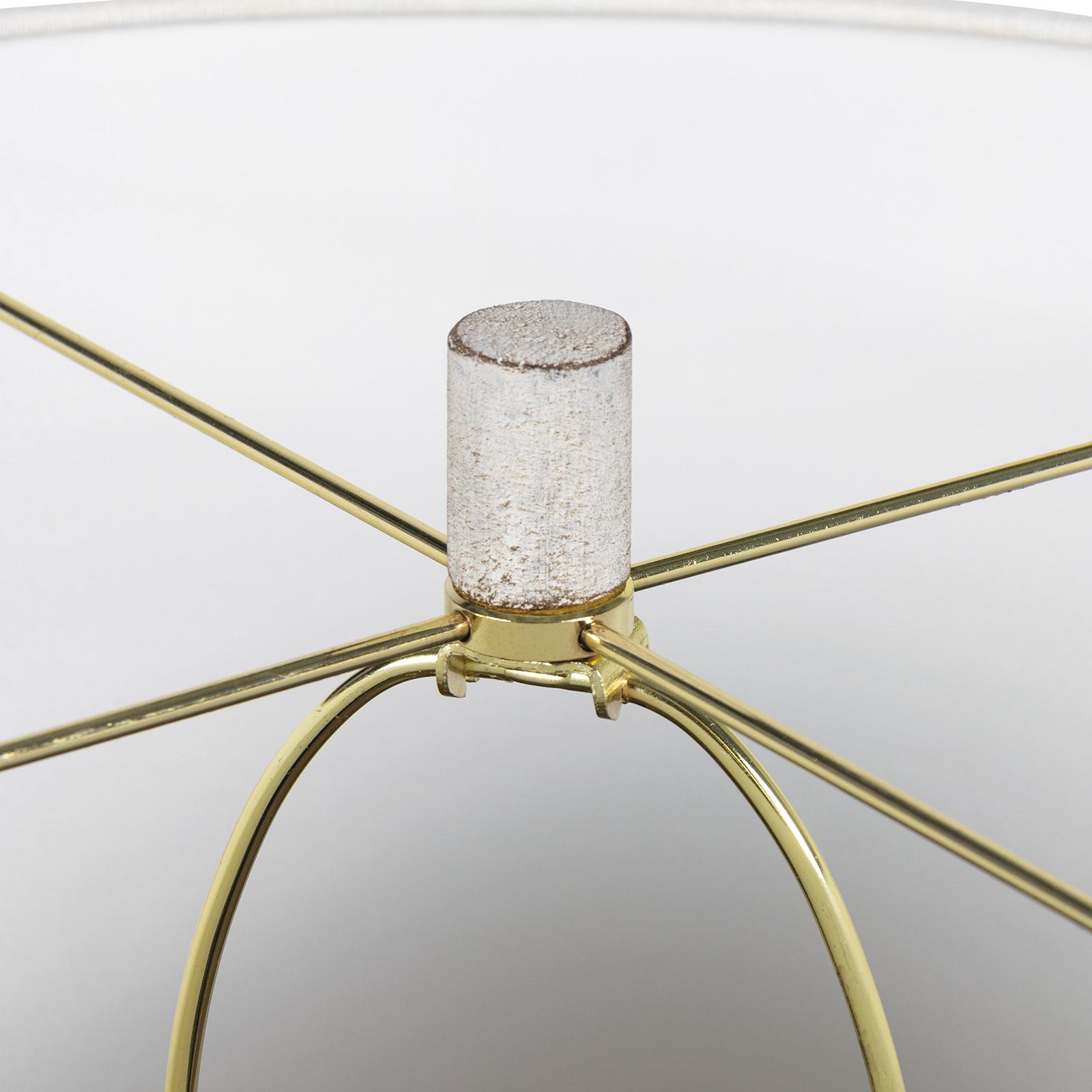 Fishbone Buffet Lamp | White Wash