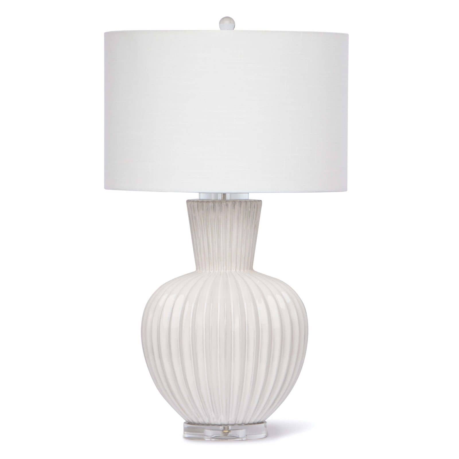 Madrid Ceramic Table Lamp | White