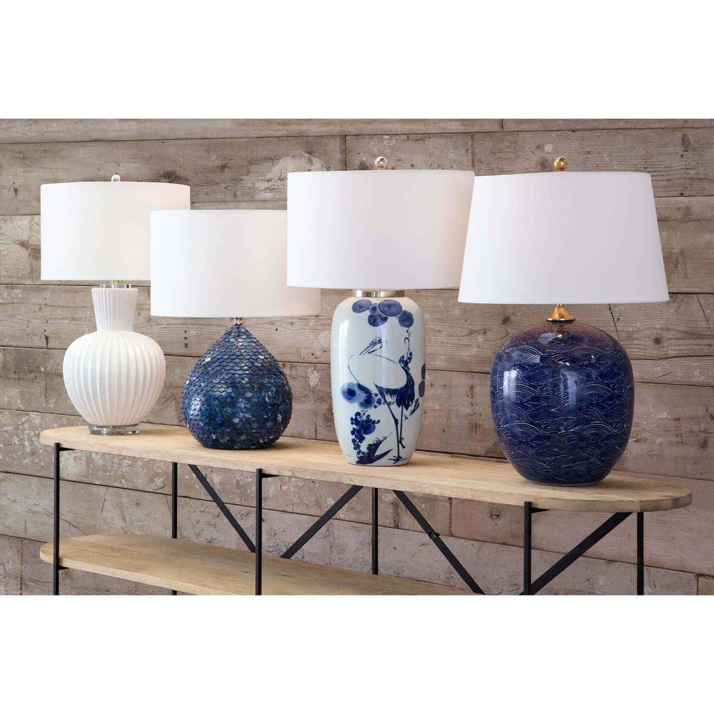 Madrid Ceramic Table Lamp | White