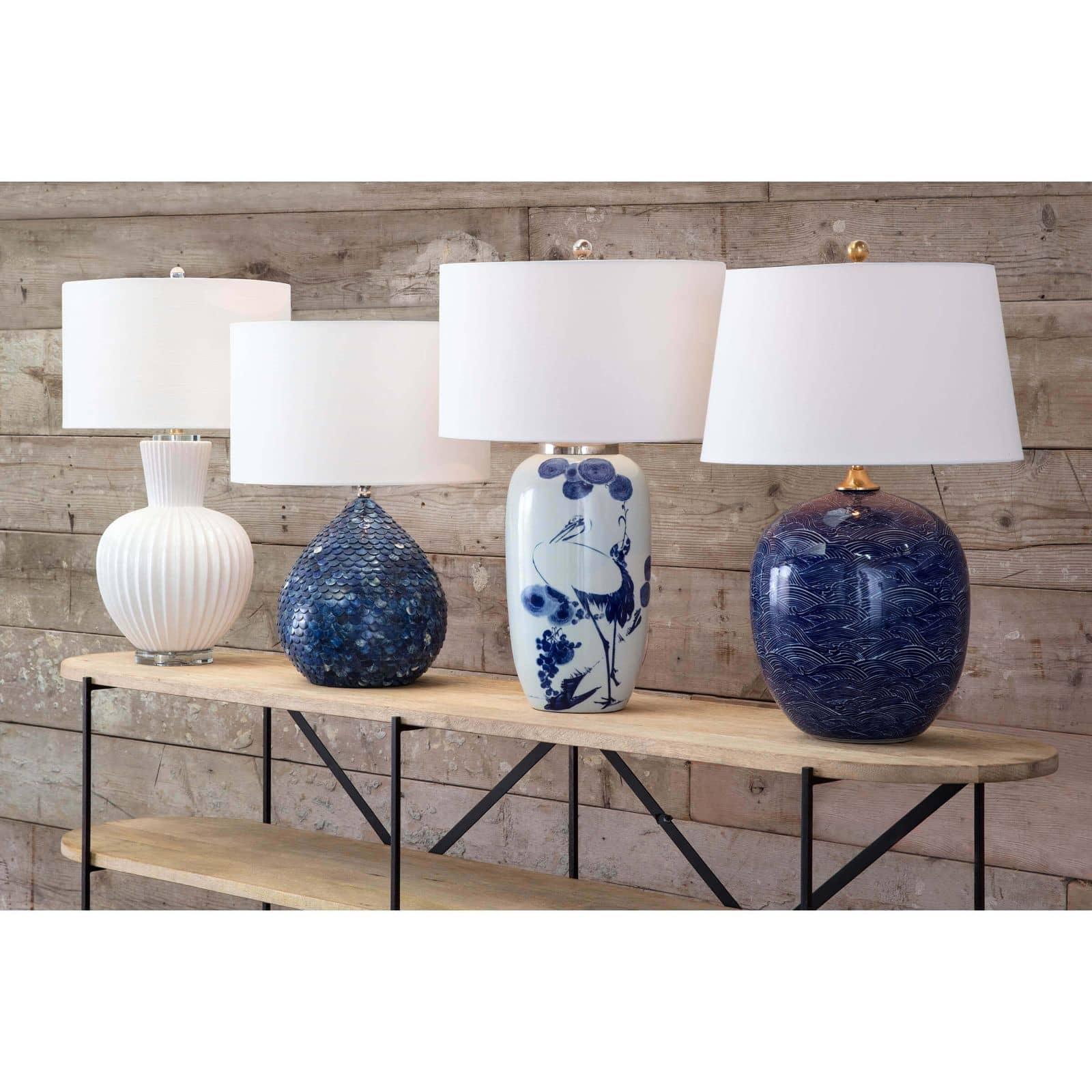 Madrid Ceramic Table Lamp | White