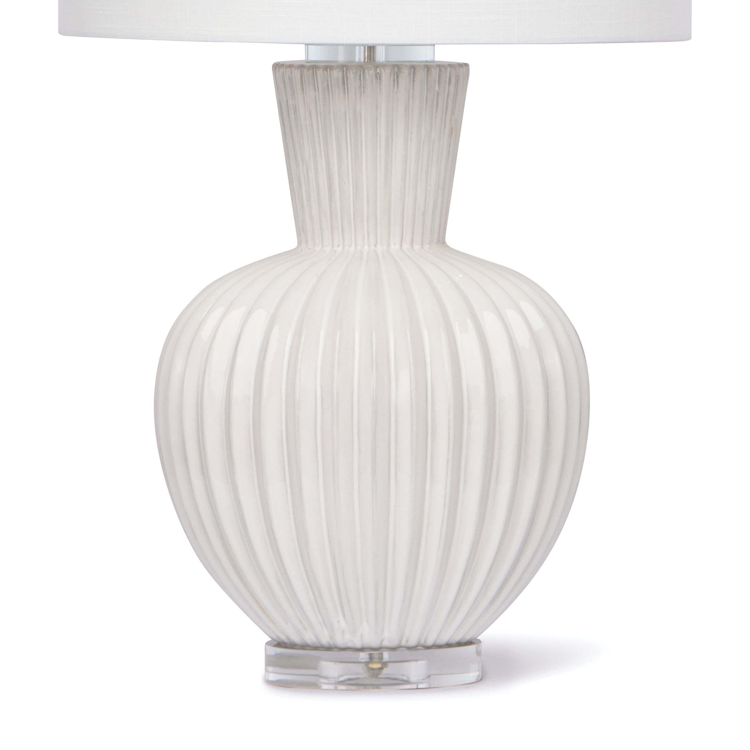 Madrid Ceramic Table Lamp | White