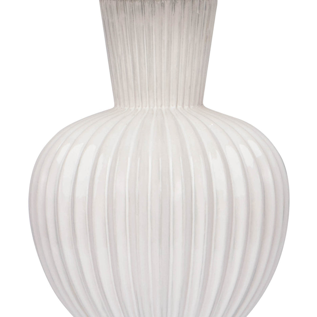 Madrid Ceramic Table Lamp | White