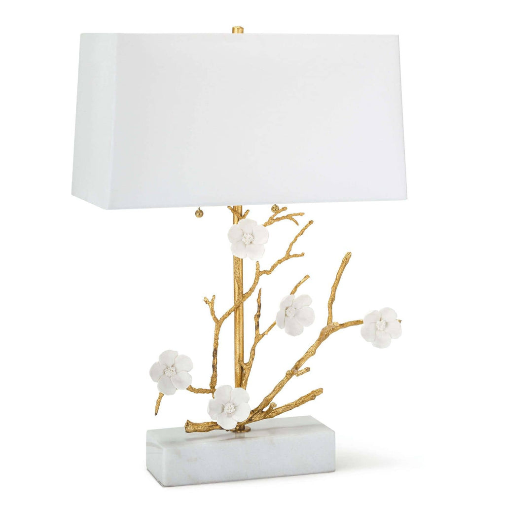 Cherise Horizontal Table Lamp | Gold