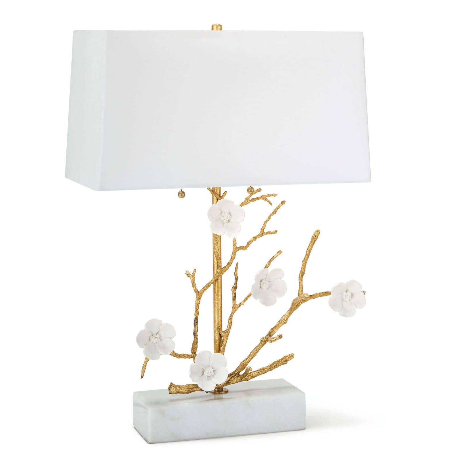 Cherise Horizontal Table Lamp | Gold