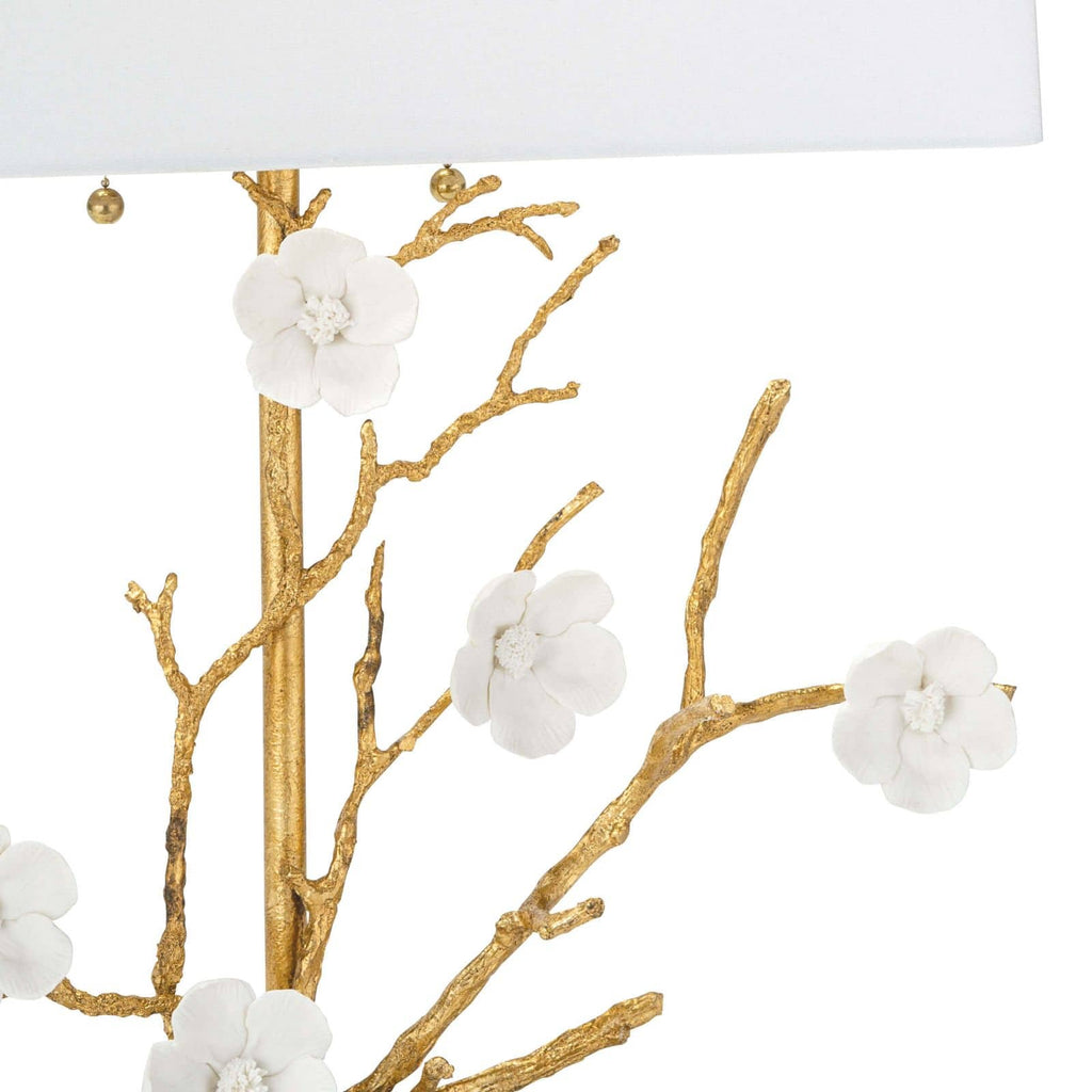 Cherise Horizontal Table Lamp | Gold