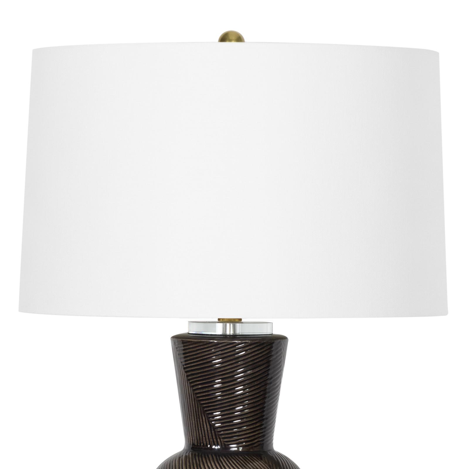 Hugo Ceramic Table Lamp | Black