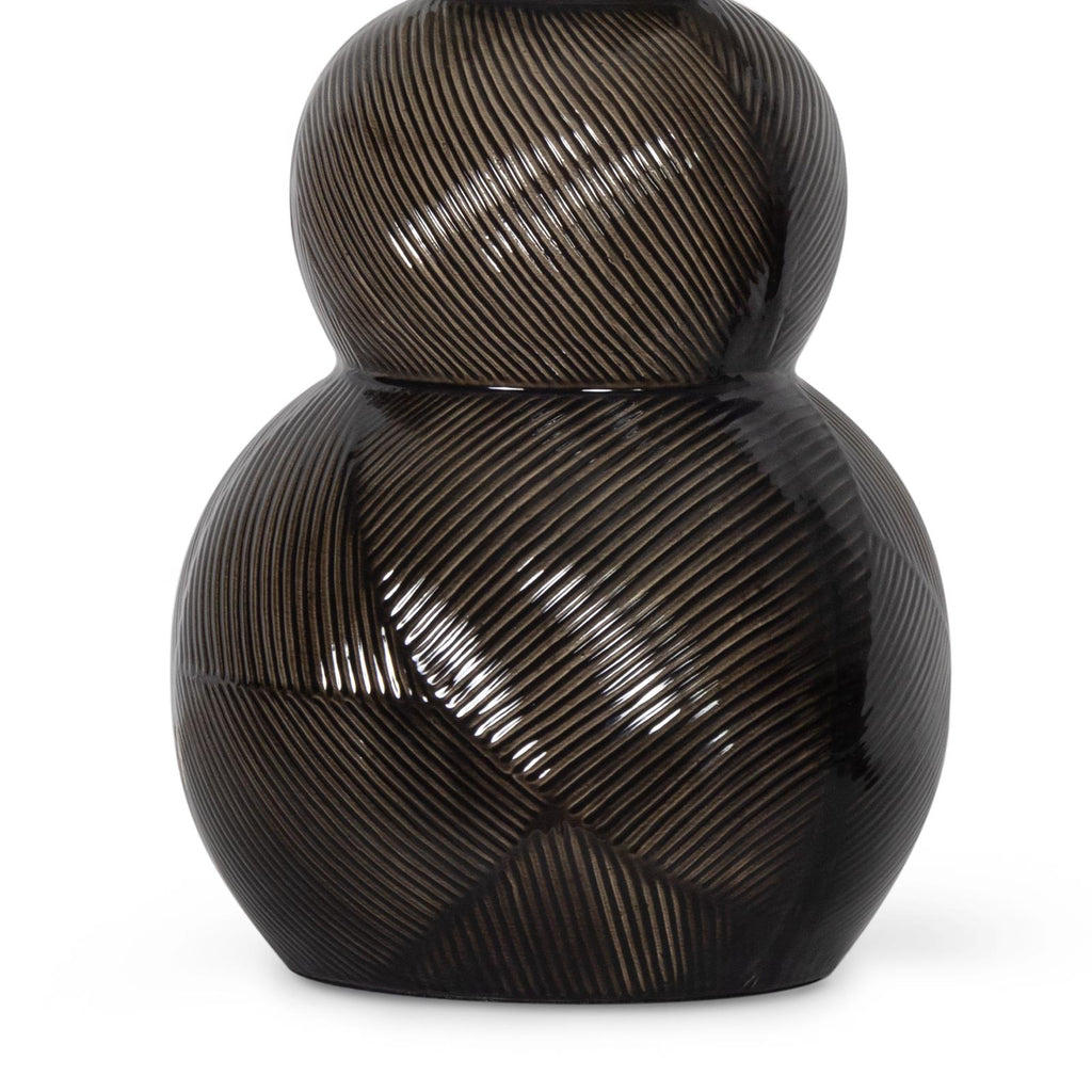 Hugo Ceramic Table Lamp | Black