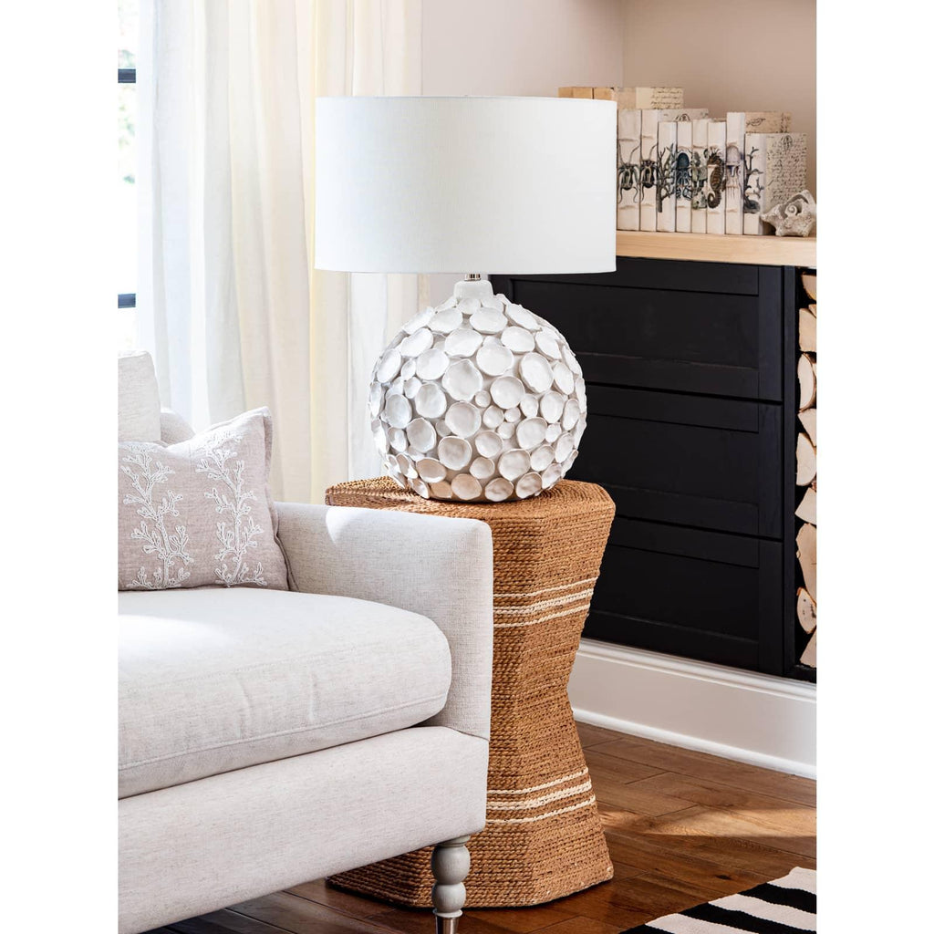 Lucia Ceramic Table Lamp | White