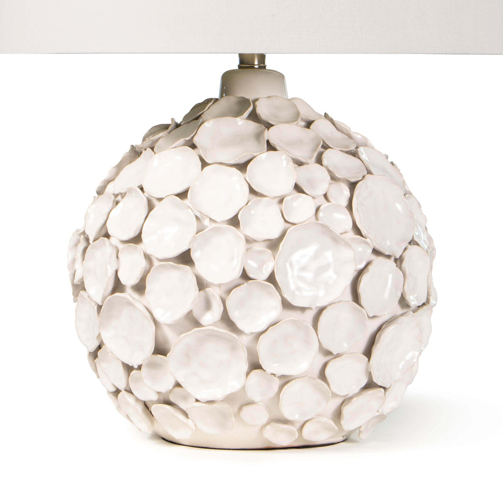 Lucia Ceramic Table Lamp | White