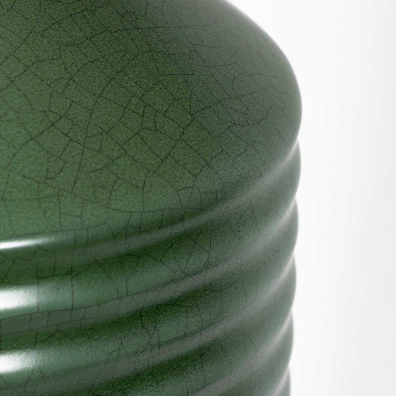 Temperance Ceramic Table Lamp | Olive
