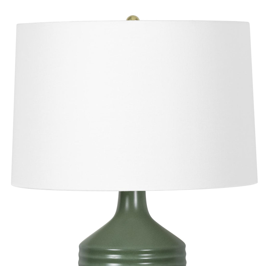 Temperance Ceramic Table Lamp | Olive