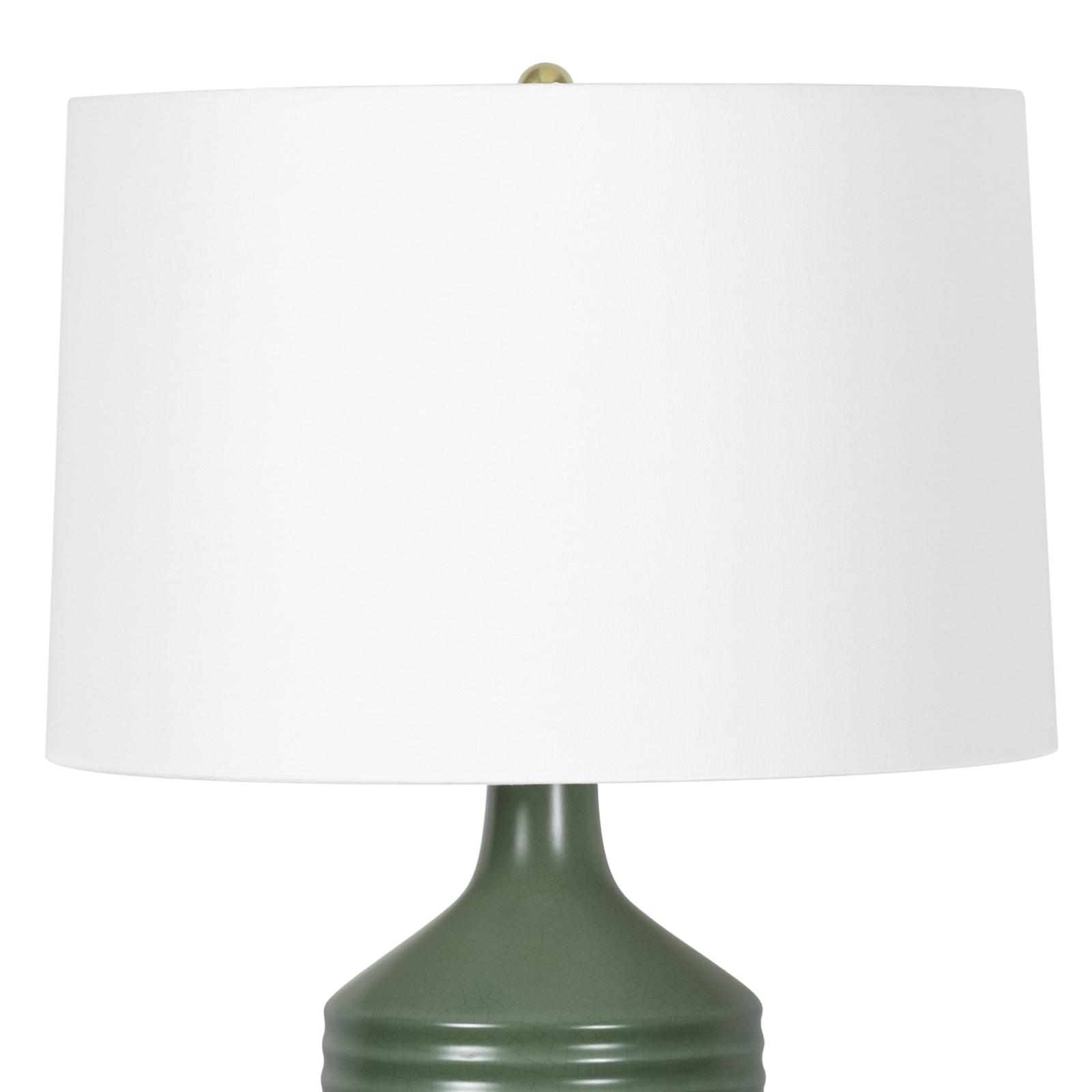 Temperance Ceramic Table Lamp | Olive