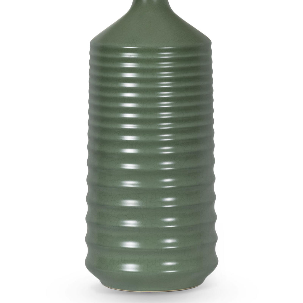 Temperance Ceramic Table Lamp | Olive