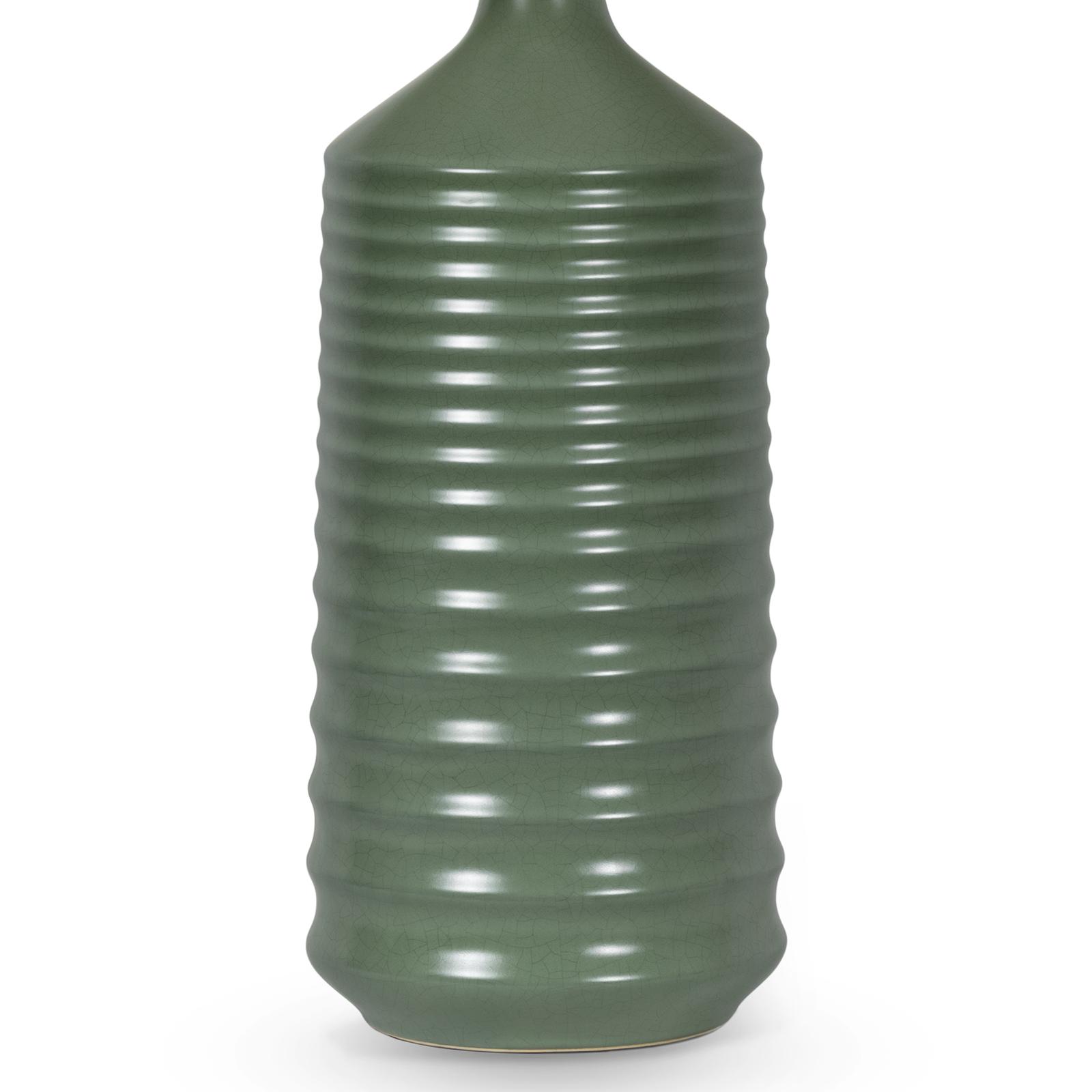 Temperance Ceramic Table Lamp | Olive