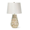 Cassia Chevron Table Lamp | Natural