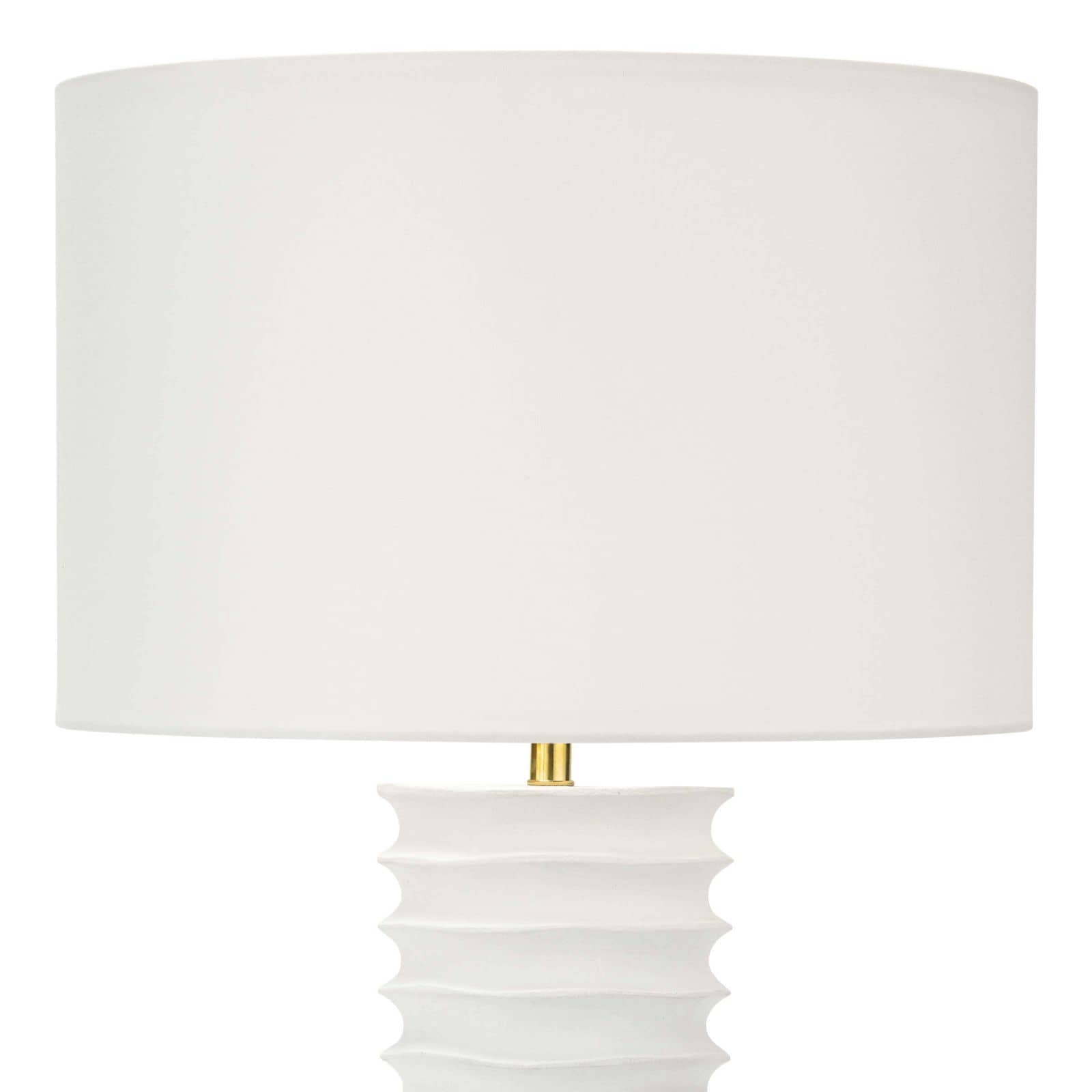 Nabu Metal Column Table Lamp | White