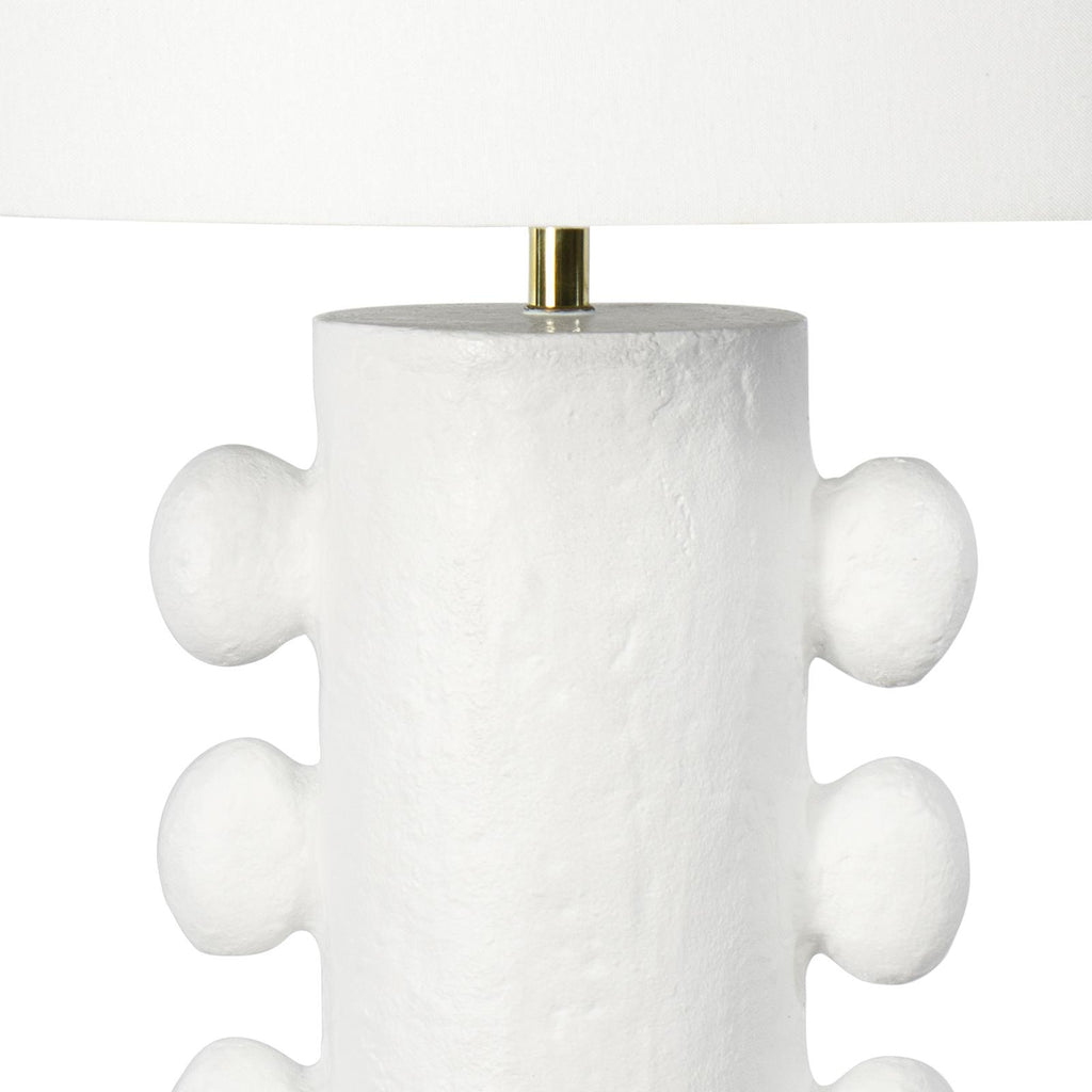 Sanya Metal Table Lamp | White