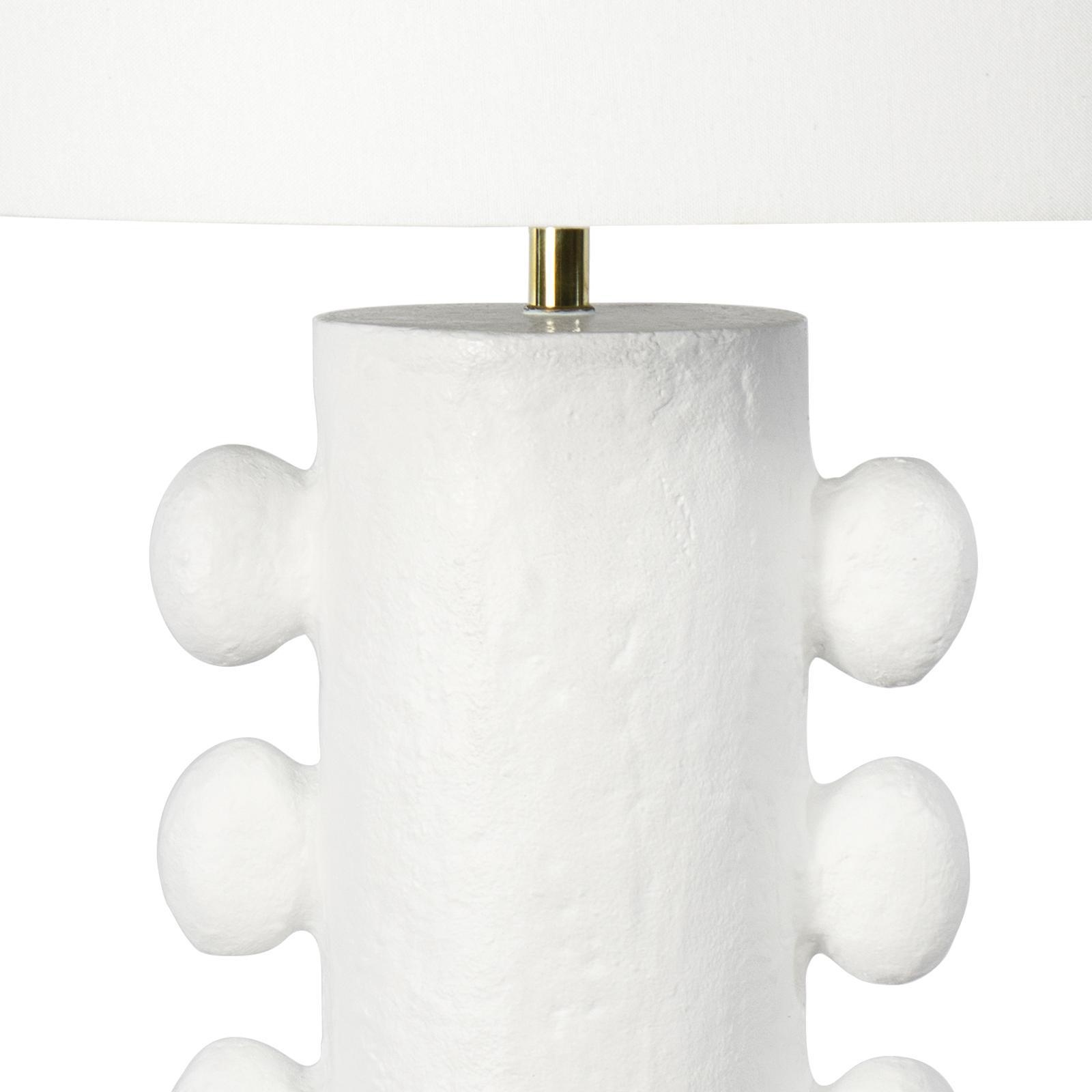 Sanya Metal Table Lamp | White