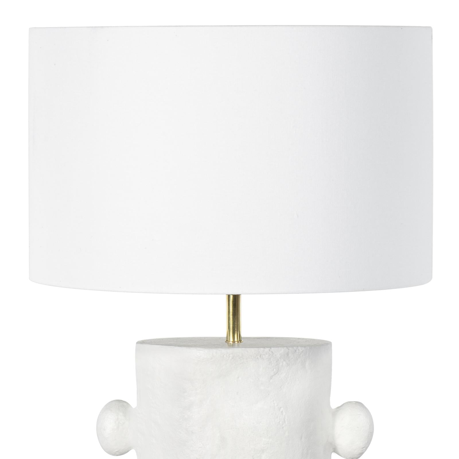 Maya Metal Table Lamp | White
