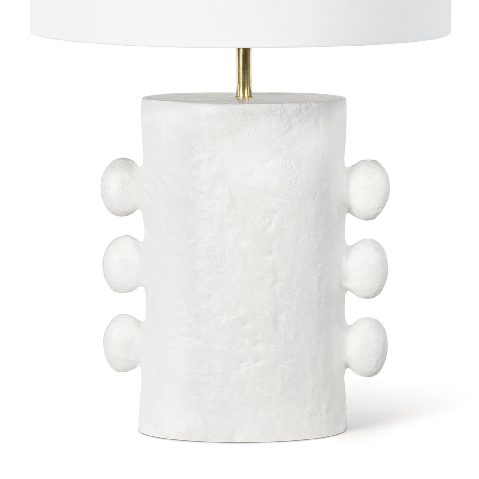 Maya Metal Table Lamp | White