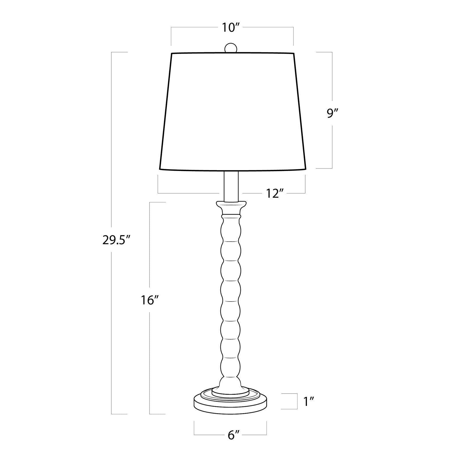 Perennial Buffet Lamp | Natural