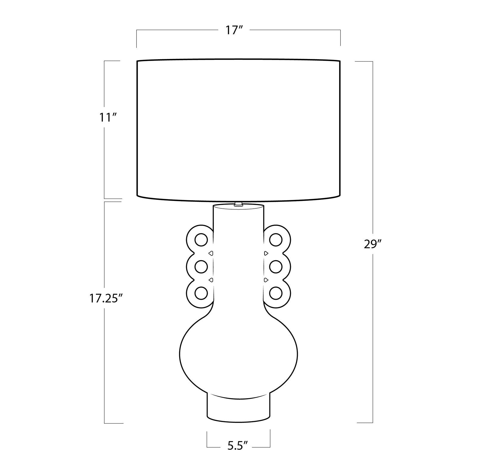 Chandra Metal Table Lamp