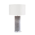 Andres Column Table Lamp | Grey