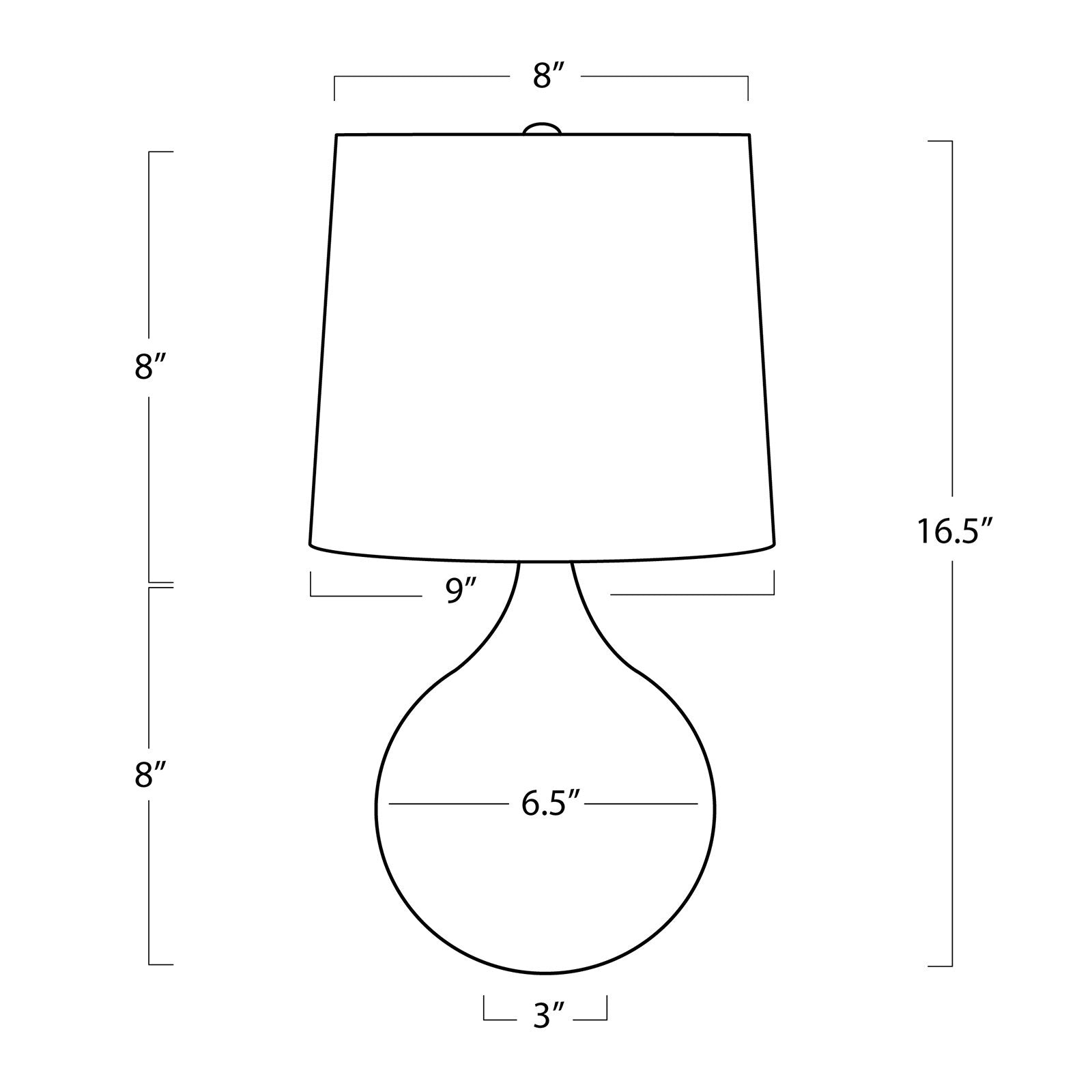 Noa Travertine Mini Lamp | Natural
