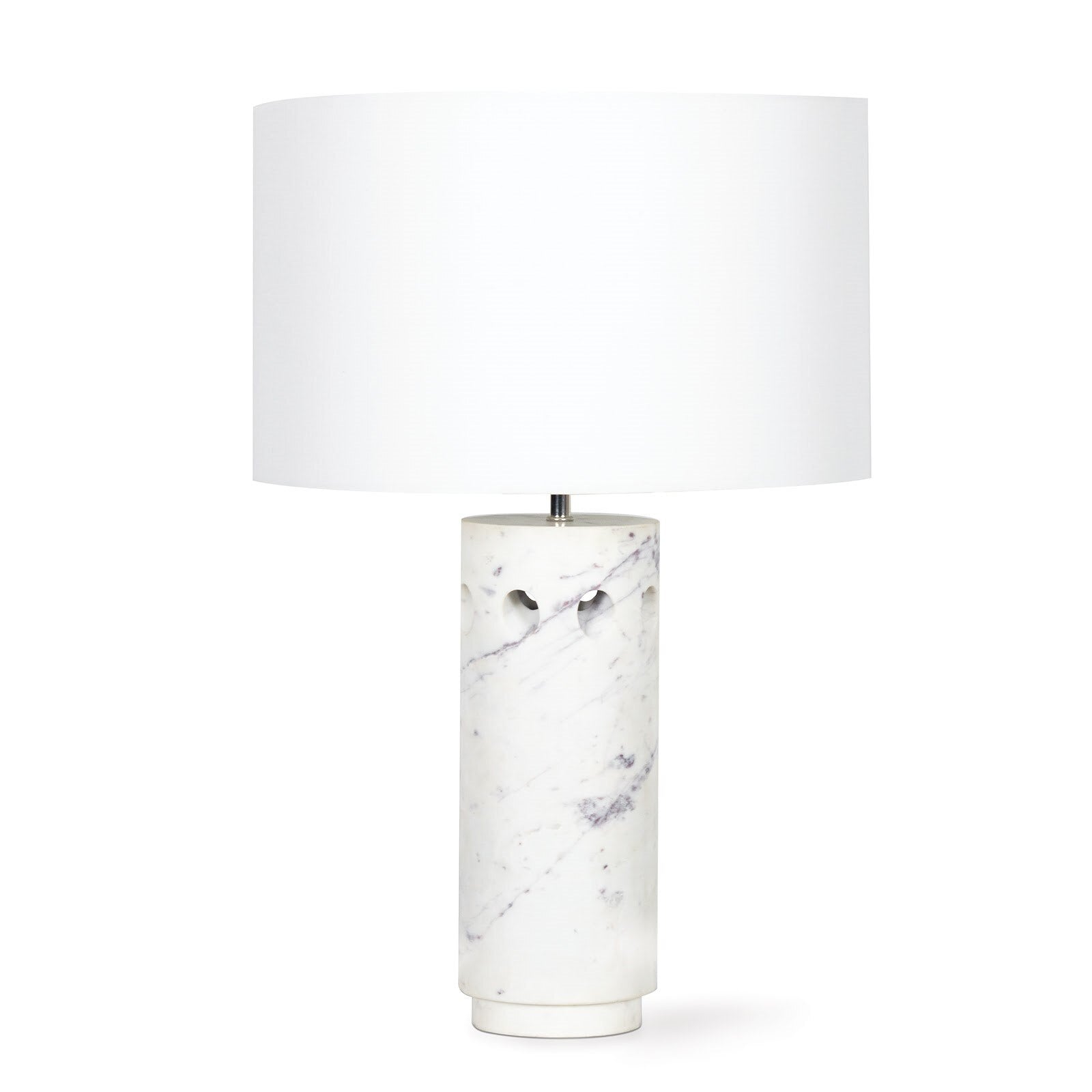 Odin Marble Table Lamp | White