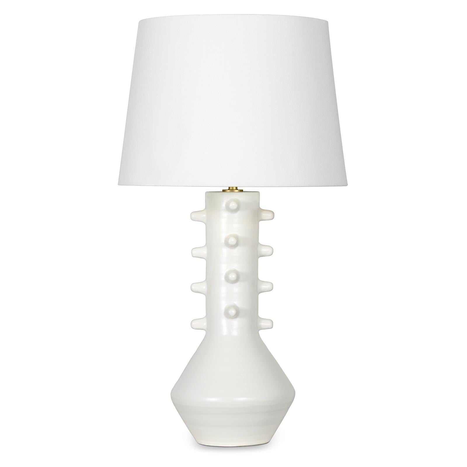 Norway Ceramic Table Lamp | White