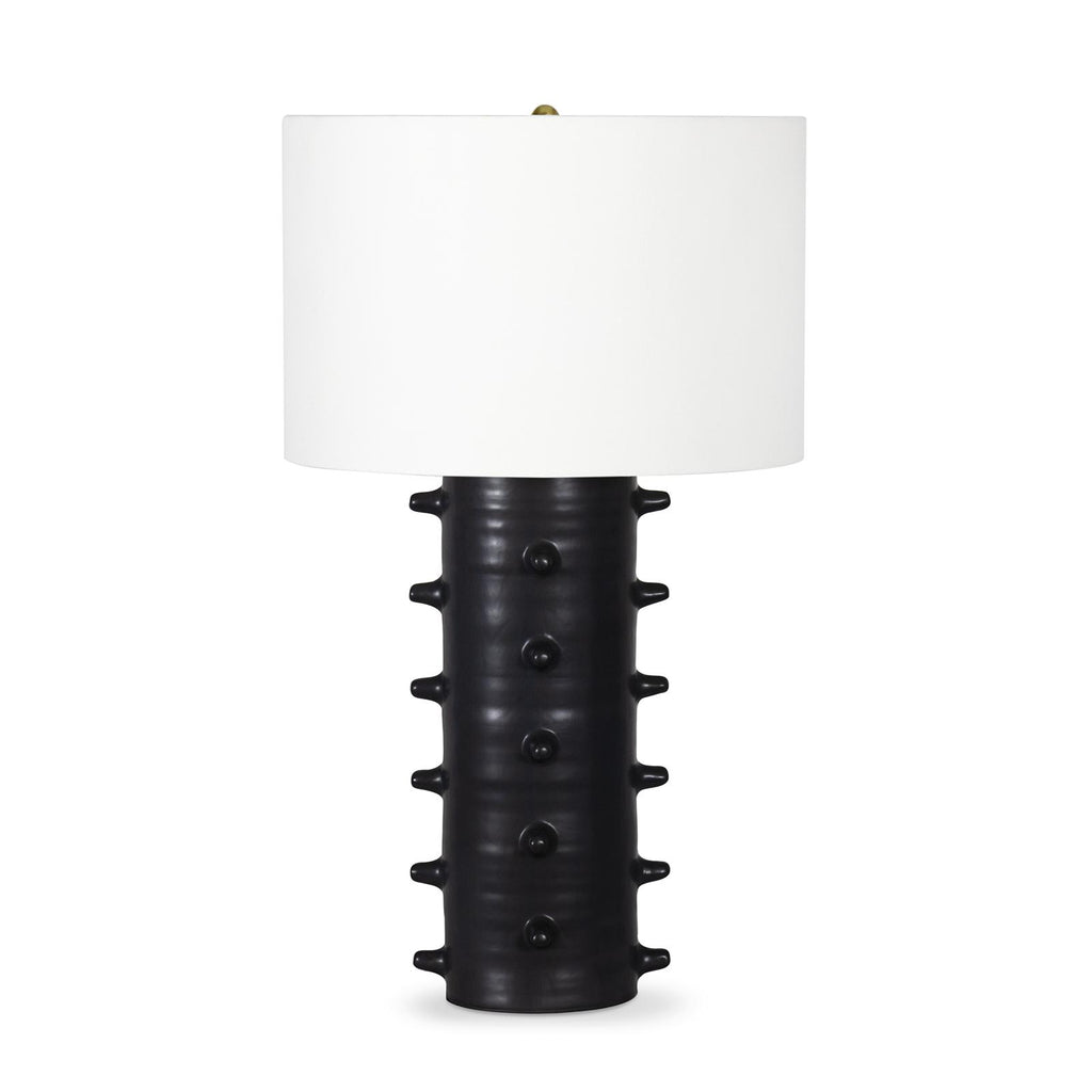 Spruce Ceramic Table Lamp | Black
