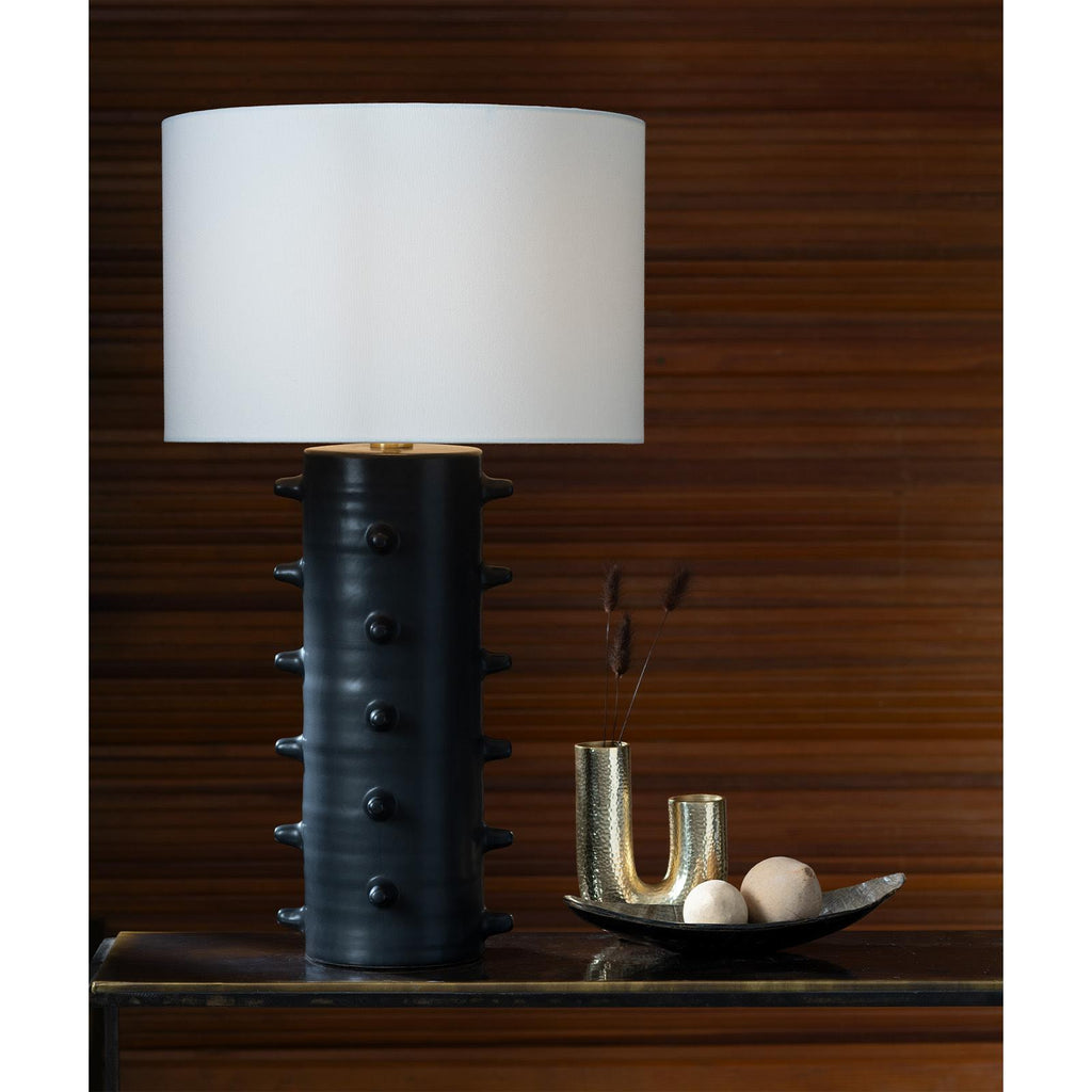 Spruce Ceramic Table Lamp | Black