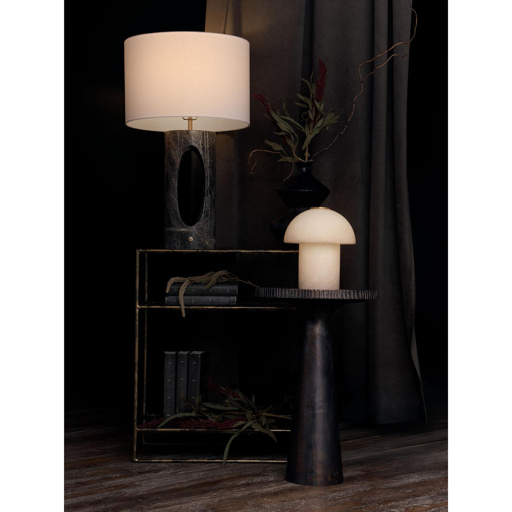 Portia Marble Table Lamp | Green