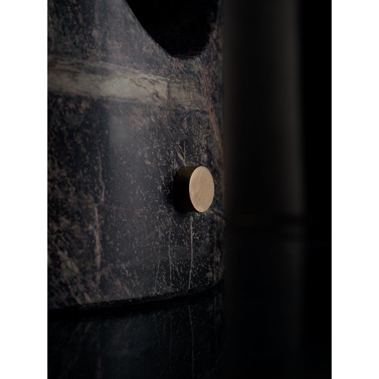Portia Marble Table Lamp | Green