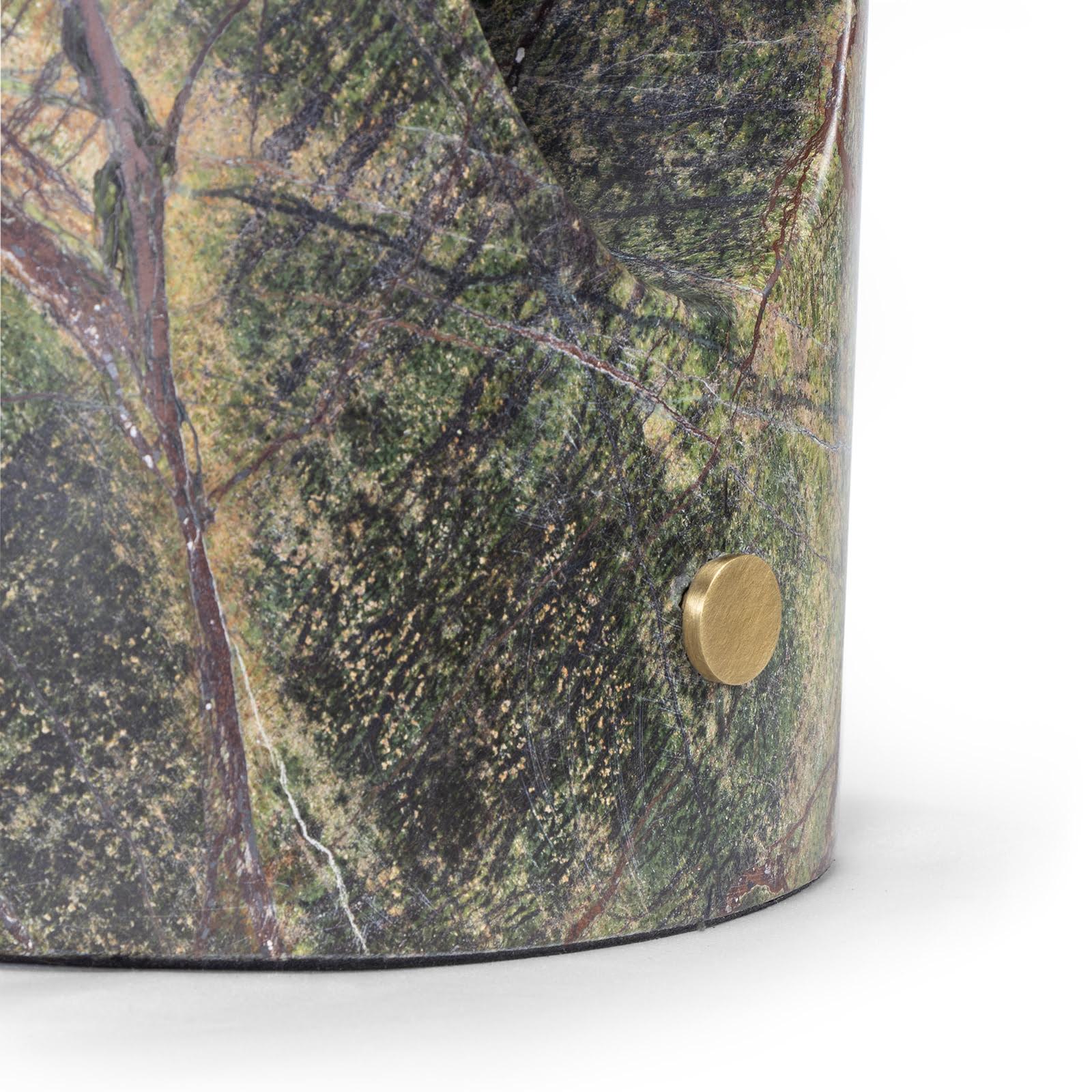 Portia Marble Table Lamp | Green