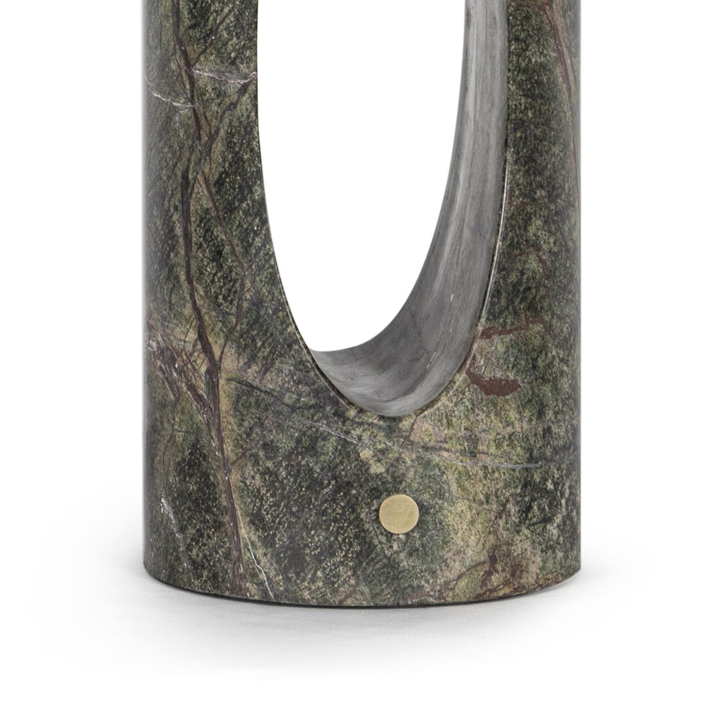 Portia Marble Table Lamp | Green