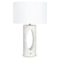 Portia Marble Table Lamp | White